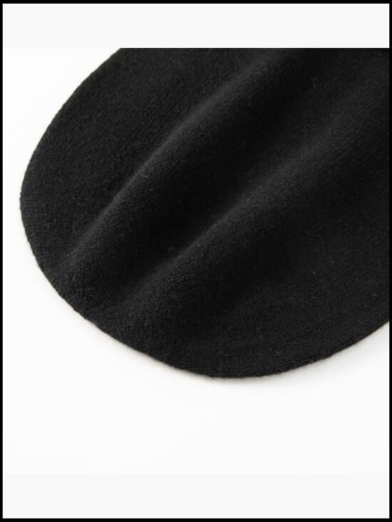 100% Cashmere Slouchy Beanie Hat for Women, Knitted Ladies Soft Warm Cashmere main image 4